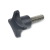 GN6335.5 - Hand knobs, Type SK, Duroplast, with threaded stud, Stainless Steel