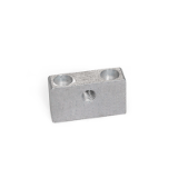 GN828 - Bearing blocks for Stainless Steel-Setting screws GN 827, Type A, with thread, mounting from above