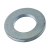BN 84515 - Flat washers without chamfer, series Z (small) (~NFE 25-513 Z), steel, zinc plated blue