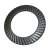 BN 791 - Ribbed lock washers, for screws property classes ≤ 8.8, spring steel, black