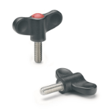 EWN-SST-p - ELESA-Wing nuts with stainless steel stud