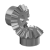 Conical straight toothed gears type B 1:1 module 1,5