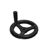 LK01 - Phenolic resin first wheel - amplitude handwheel - fixed grip
