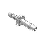ED42AN - Precision type - Vacuum joint - Equal diameter · Straight joint