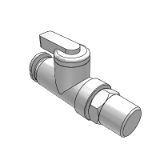 ED44AA-BA-CA - Precision type - Ball valve - Quick connector type - Single handle type