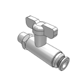 ED44DB-EB-FB - Precision type - Ball valve - Quick insertion head type - Double handed handle type
