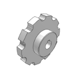 CD53AP-880 - Plastic flat-top chain, 880 series, sprocket, side-curved type