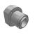 N 316AR - Bushings with flange according to DIN 9831 / ISO 9448 complete with aluminum roller cages N 911A