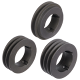 V-Belt Pulleys for Taper Bushes, Material cast iron