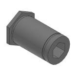 LXHAR, PLXHAR, SLXHAR - Cantilever Shafts - Bolt Mounted, Hex Head, Retaining Ring Groove -Hexagon Socket Type