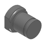 SL-SFXJA, SH-SFXJA, SHD-SFXJA - (Precision Cleaning) Cantilever Shafts - Bolt Mounted, Stepped, Retaining Ring Groove