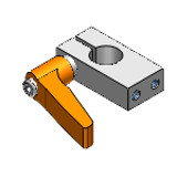 KQKU, MQKU, AQKU, SQKU, WQKU - Strut Clamps - Parallel Tapped with Clamp Lever -Thin Type