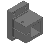 SL-CLQS, SH-CLQS, SHD-CLQS,SL-CLQAM,SH-CLQAM - (Precision Cleaning) Brackets for Stands - Clamp Type, Square Flange, Square Hole