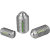 03011 inch - Spring plungers with slot and ball, LONG-LOK secured, stainless steel