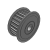 S8M IDTS NT28 - High Strength Aluminium Timing Pulley - S8M Type
