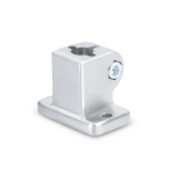 GN 162.3 Stainless Steel Base Plate Connector Clamps, with 2 Mounting Holes