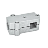 GN 193 Aluminum T-Angle Connector Clamps, Split Assembly