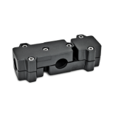 GN 195 Aluminum T-Angle Connector Clamps, Multi-Part Assembly