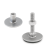 GN 41 - Stainless Steel-Levelling feet without fixing lug, Inch